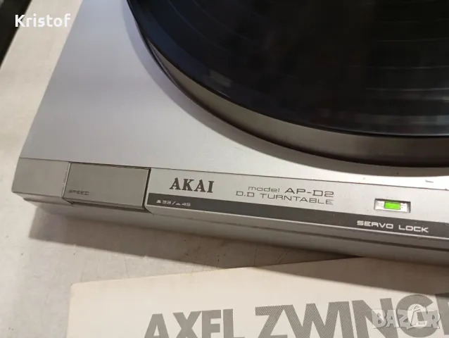 Грамофон AKAI AP-D2 direct drive turntable, снимка 6 - Грамофони - 48892963