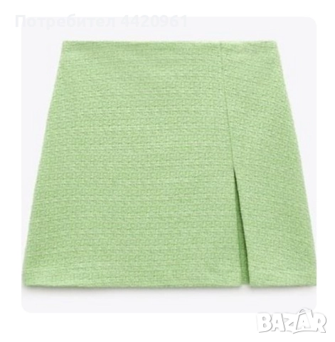 Мини пола от букле на Зара, снимка 4 - Поли - 52443381