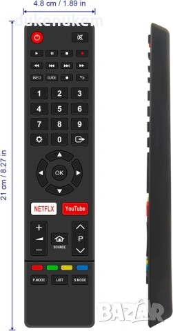 Дистанционно за Aiwa Smart HDTV (AW58B4K / AW50B4K / AW75B4K / AW65B4K)