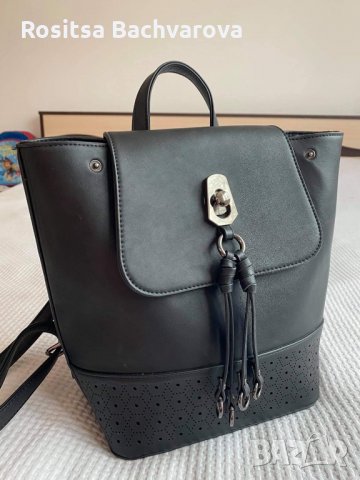 Черна раница Mat Star