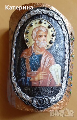 Апостол Петър  деку ипаж върху керемида 