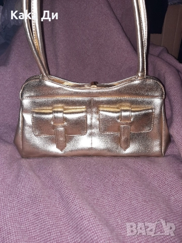 Златна чанта, снимка 2 - Чанти - 52978715