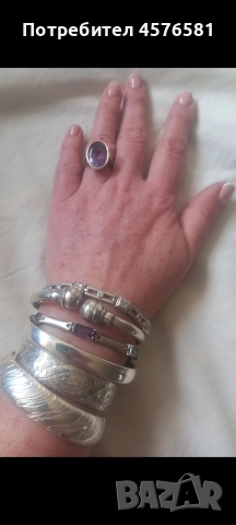 сребърни бижута сребро 925 маркирани и проверени , снимка 2 - Гривни - 53473997