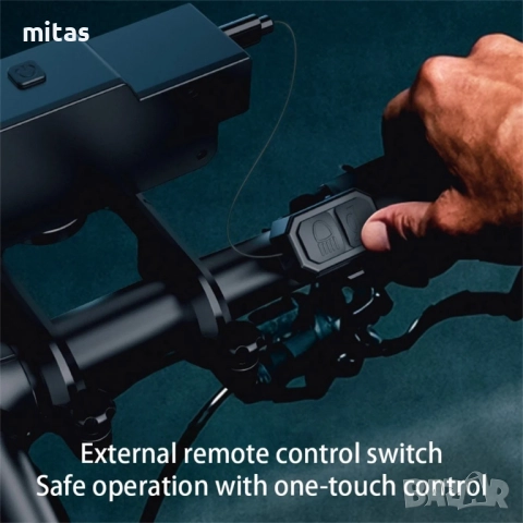 Ултра ярка 9 LED + 21 SMD светлина за велосипед, Фар, Клаксон, Батерия, снимка 11 - Аксесоари за велосипеди - 52003435