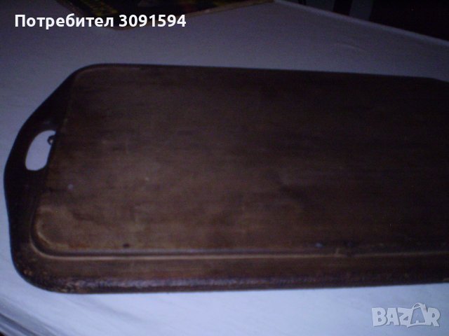 Винтидж ръчно изработен дървен поднос с дръжки и декорация пирография , снимка 6 - Антикварни и старинни предмети - 44089346