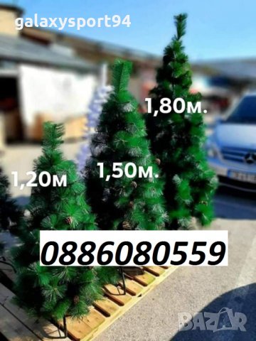 Елха заснежена 150см с Метална Стойка коледна Елха, снимка 3 - Декорация за дома - 38542000