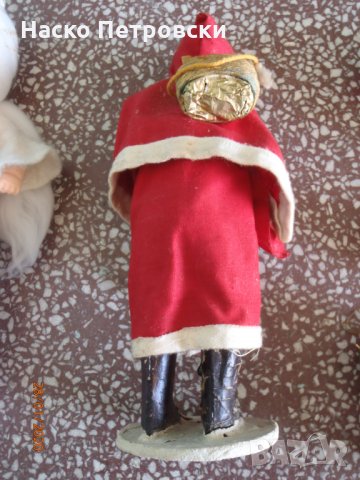 Коледни Дядо Мраз / Съветски Дядо Коледа ретро КУКЛА от 1951г., снимка 2 - Антикварни и старинни предмети - 28263693
