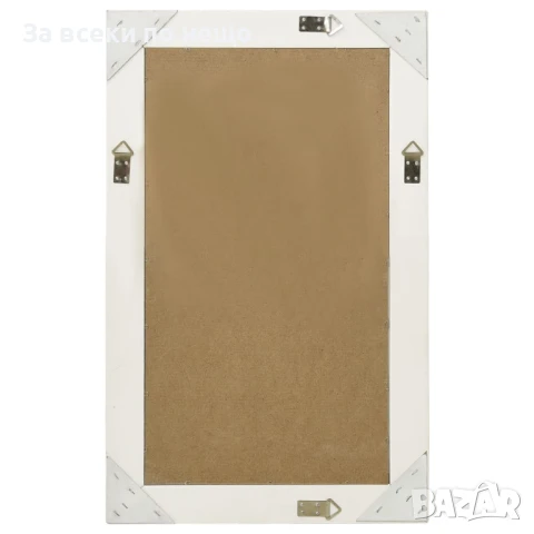 Стенно огледало, бароков стил, 50x80 см, бяло Код P797, снимка 4 - Огледала - 50744221