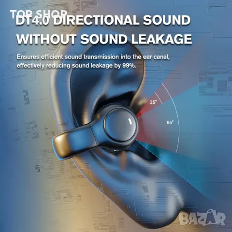 Bluetooth слушалки M47, V5,4 BORN FOR SPORTS, снимка 6 - Bluetooth слушалки - 49291986