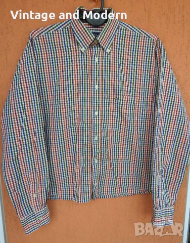 PAUL & SHARK мъжка карирана риза (L)