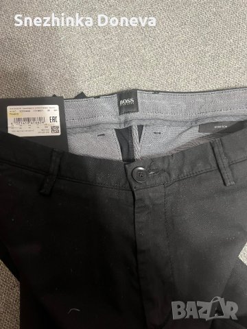 Boss черен спортно елегантен панталон нов, снимка 2 - Панталони - 43748524