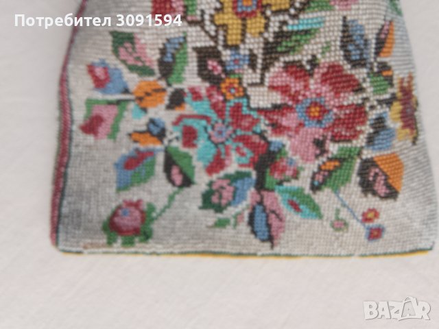 Стара дамски чанта от мъниста ръчно изработена , снимка 4 - Други ценни предмети - 40812366