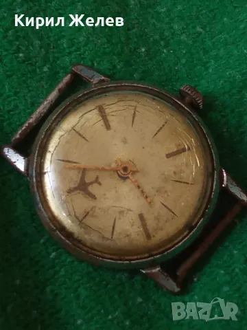 МНОГО РЯДЪК НЕМСКИ МЕХАНИЧЕН Стар ПИЛОТСКИ ЧАСОВНИК АВИАТОРСКИ МОДЕЛ със САМОЛЕТ на ЦИФЕРБЛАТА 32008, снимка 17 - Антикварни и старинни предмети - 41399688