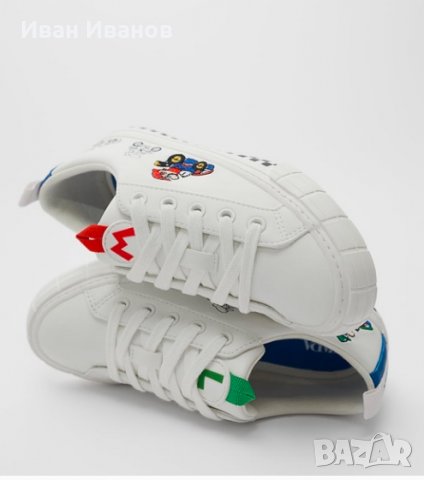 сникърси ZARA  Mario Kart Toddler Nintendo Sneaker номер 36 , снимка 3 - Детски обувки - 33382996