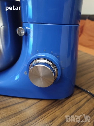 SilverCrest SKML 600 BA1 600W Ретро Син Кухненски робот, снимка 7 - Миксери - 52776893