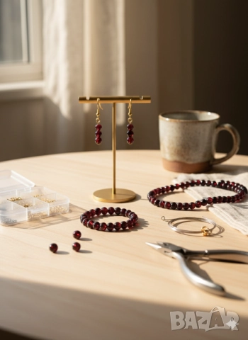 Стъклени Мъниста за Бижута 10мм 8мм 6 мм 4мм J282, снимка 7 - Други - 52480924