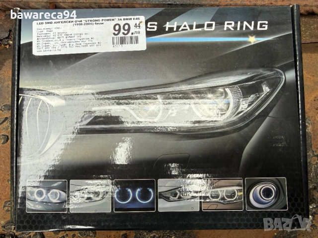 LED SMD ангелски очи за BMW E46 Coupe/Cabrio (1999-2003), снимка 5 - Части - 52606555