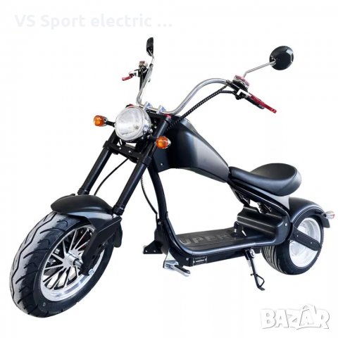 Citycoco Скутер • Big Harley - 2000W, снимка 7 - Мотоциклети и мототехника - 33336710