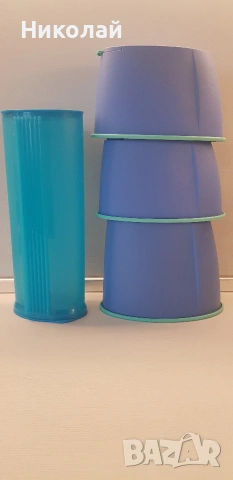 4 контейнера Tupperware , снимка 2 - Кутии за храна - 53225713