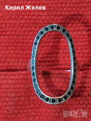 ФИН АРТИСТИЧЕН МАРКАЗИТЕН СРЕБЪРЕН ПРЪСТЕН СРЕБРО 925 ПРОБА ЮВЕЛИРНА АРТ ИЗРАБОТКА 48583, снимка 10 - Пръстени - 49150443