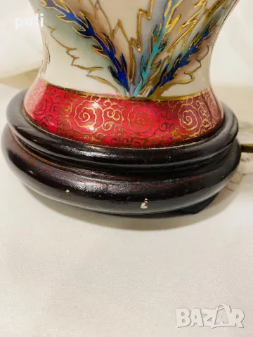 порцеланова настолна лампа, снимка 9 - Настолни лампи - 49122431