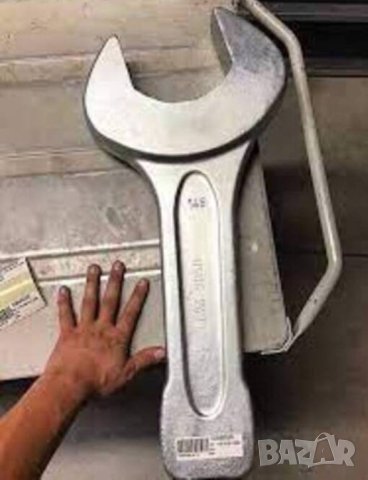 Оригинал Ударен Гаечен КЛЮЧ 120мм USAG с пета наковалня чук Професионални Инструменти Ключове БАРТЕР, снимка 4 - Ключове - 42964528