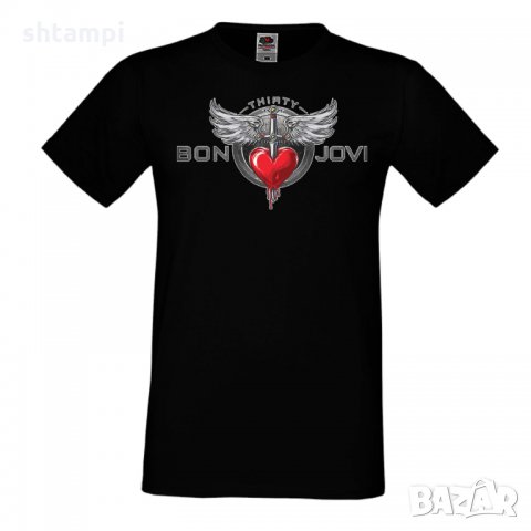 Мъжка тениска Bon Jovi 1, снимка 2 - Тениски - 32904636