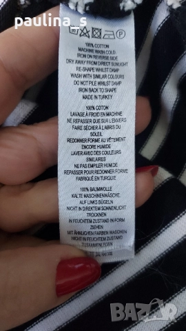 Памучна рокля с гол гръб , снимка 10 - Рокли - 52387084