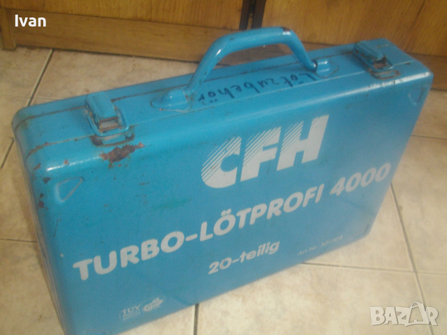 Made in ITALY-Газ Пропан-Бутан К-т Горелки/Поялници-Профи-20 Части-Старо Качество-CFH TURBO PROFI , снимка 18 - Поялници и запояване - 44921601