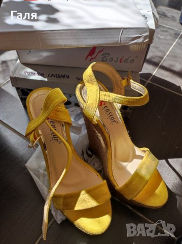 Сандали на платформа - НОВИ, снимка 2 - Сандали - 36846740