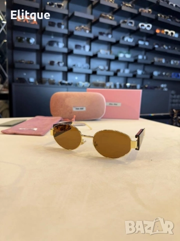 очила с черен обикновен калъф и Ув защита miu miu Gucci , снимка 9 - Слънчеви и диоптрични очила - 52509068