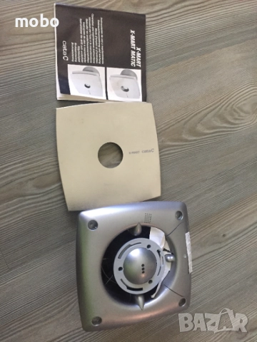 Вентилатор за баня, съвсем нов, модел  X-MART CATA,  ф100, цвят инокс , произведени в Испания , снимка 3 - Вентилатори - 51492887