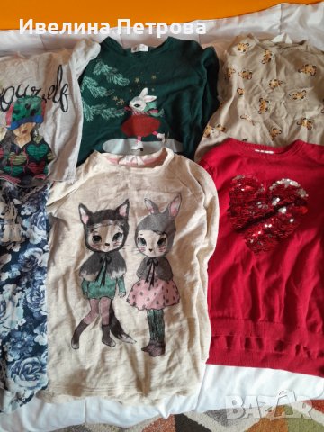 9 бр блузки,пуловерчета 134/140 ръст, снимка 3 - Детски Блузи и туники - 39798326