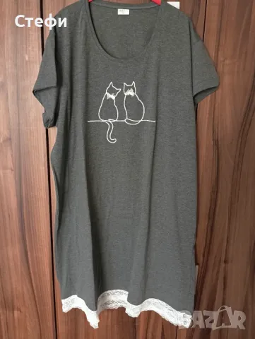 Дамска нощница 2XL, снимка 3 - Нощници - 48848208