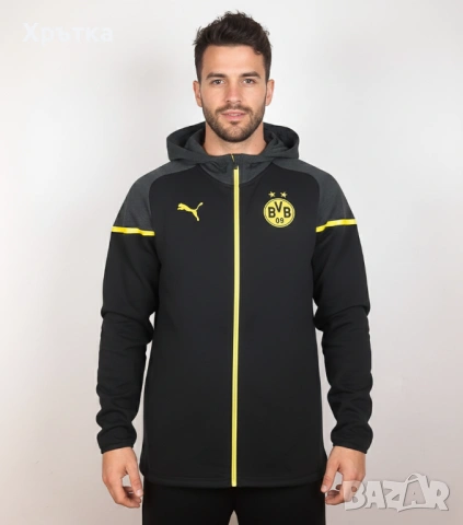 Puma Borussia Dortmund - Оригинално мъжко горнище размер XL
