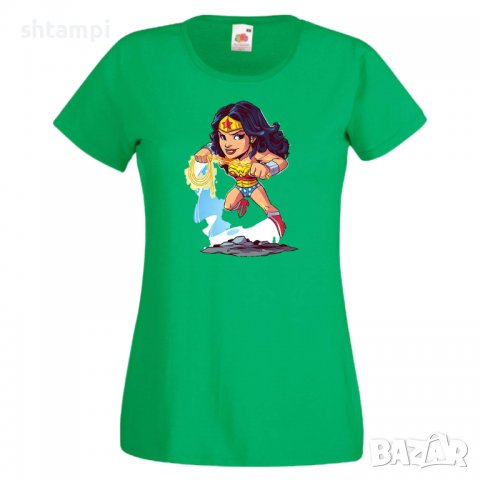 Дамска тениска DC Wonder Star Wars Игра,Изненада,Подарък,Геймър, , снимка 8 - Тениски - 36788645