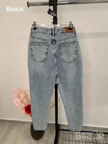 Дънки MOM с висока талия, снимка 13 - Дънки - 49386327