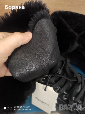 Pepe Jeans нови високи кецове 38 номер, снимка 6 - Кецове - 41419115