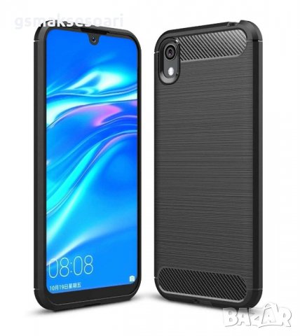 Huawei Y5 2019 / Honor 8S - Удароустойчив Кейс Гръб CARBON, снимка 1
