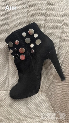 Кожени боти на ток Miss Sixty, снимка 2 - Дамски боти - 53482124