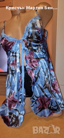 Комплект Сатен GEORGE/85B/L, снимка 5 - Корсети, бюстиета, топове - 43313670