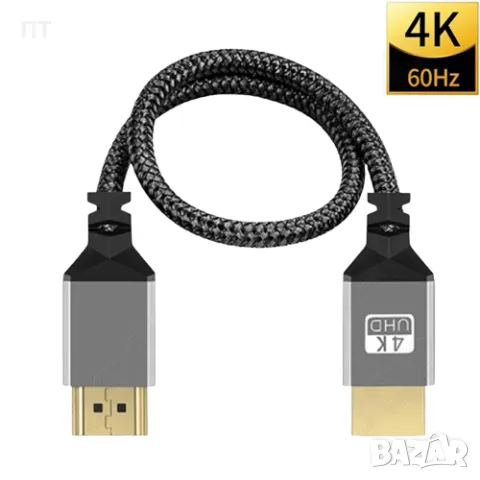 HDMI 4K кабел 30 см., снимка 2 - Кабели и адаптери - 48162445
