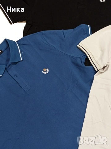 Големи размери - черна, синя и крем, снимка 2 - Тениски - 53374354