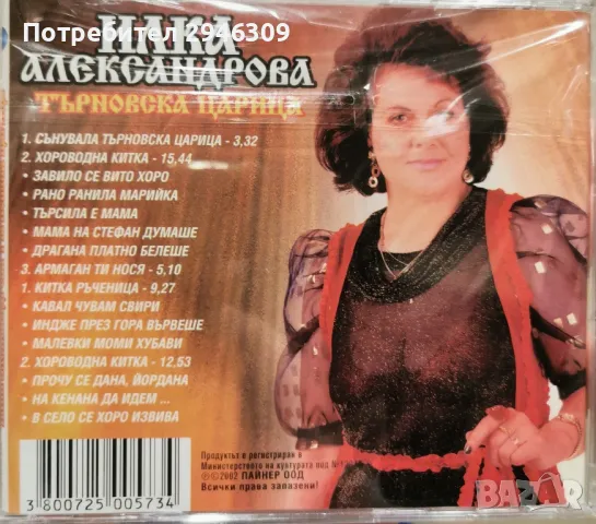 Илка Александрова - Търновска царица(2002), снимка 2 - CD дискове - 48701180