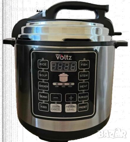 Мултикукър под налягане Voltz, 1000W/6л./70kpa - 9 програми, снимка 6 - Мултикукъри - 52380468