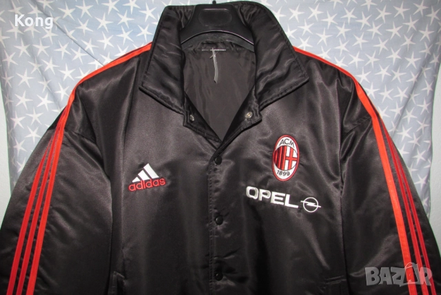 мъжко яке AC MILAN Adidas Equipment Italia бомбър Missing link с качулка Милан OPEL Италия, снимка 10 - Спортни дрехи, екипи - 52604442