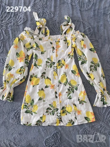 Дамска рокля с лимони
