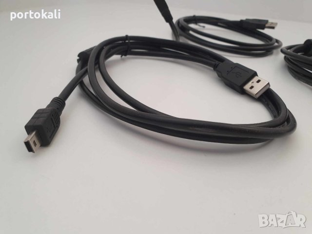 Кабел USB-A / mini-USB, 1.5m, НОВ, снимка 2 - USB кабели - 43196876