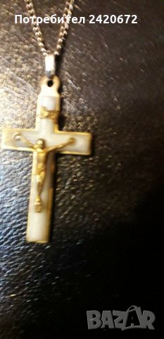 Ланец старинен с кръст , снимка 6 - Други ценни предмети - 35101174