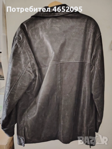 Mъжко кожено яке от естествена кожа Sitelli, снимка 2 - Якета - 53558080